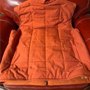 Ariat Women's Orange Quilted Vest